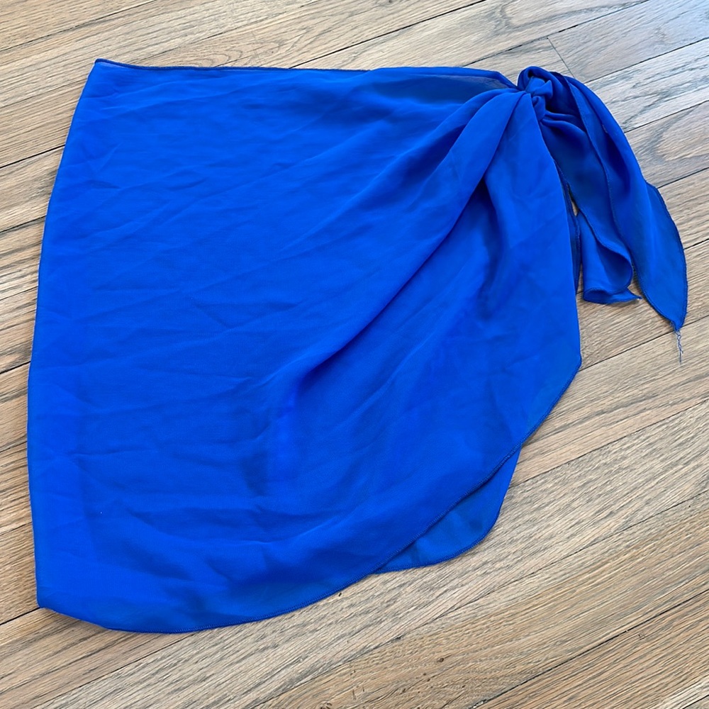 Blue sarong